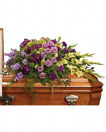 Reflections of Gratitude Casket Spray Sympathy Arrangement