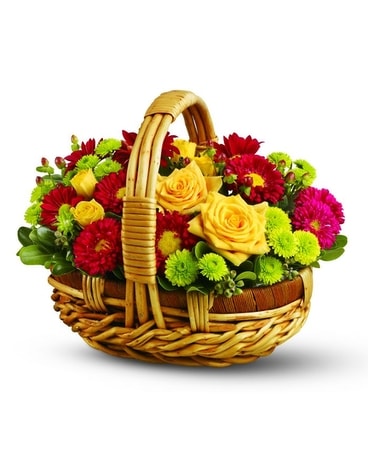 Bundle of Sunshine Basket Arrangement