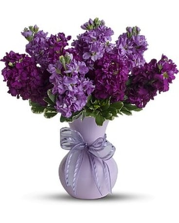 Visions of Violet Flower Arrangement