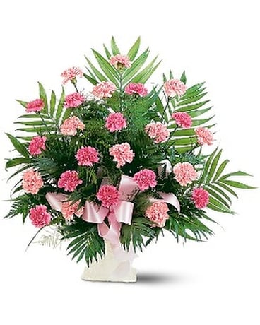 Classic Carnation Arrangement Flower Arrangement