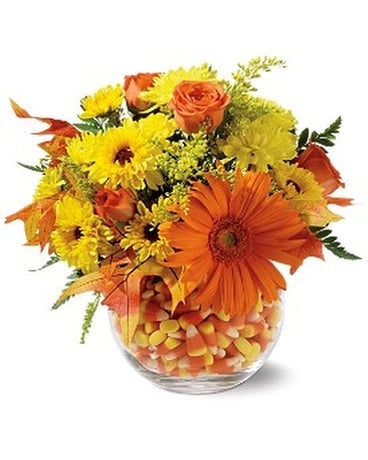 Sweet Autumn Flower Arrangement