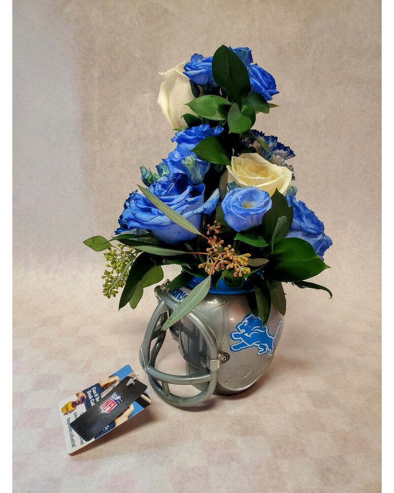 Lion's Helmet in Detroit MI - Chris Engel's Greenhouse