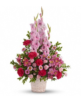 Heavenly Heights Bouquet/T220-4AA Flower Arrangement