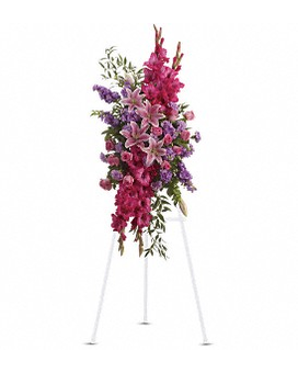 Touching Tribute Spray/T234-1AA Flower Arrangement