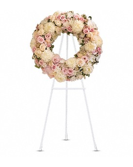 Peace Eternal Wreath/T236-1AA Flower Arrangement