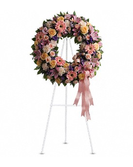 Graceful Wreath/T239-1AA Flower Arrangement