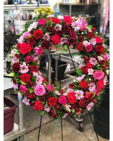 Precious Pink Paradise Wreath Custom product