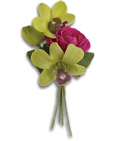 Orchid Celebration Boutonniere - $15.00 Boutonniere