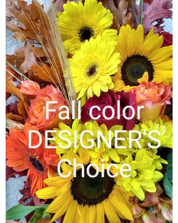 Fall Colors Designer's Choice Arrangement Flower Arrangement