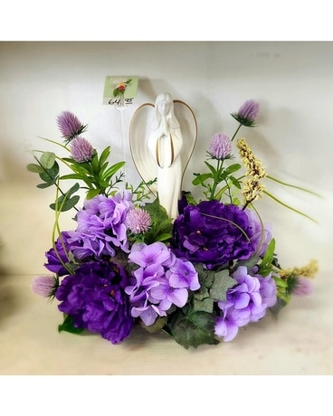 Peaceful Angel Bouquet Sympathy Arrangement