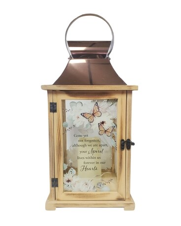 Wooden Lantern with Candle Custom product