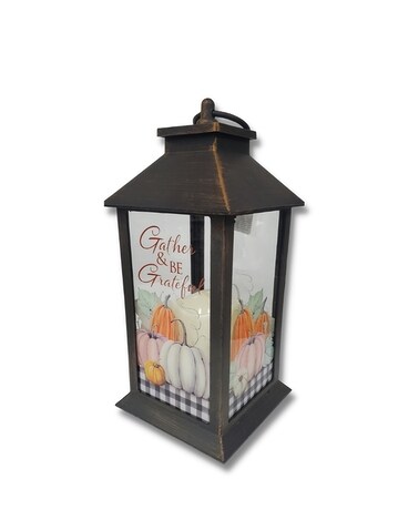 Fall Lantern - Gather & Be Grateful Gifts