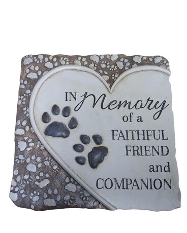 Pet Memorial Stepping Stone Custom product