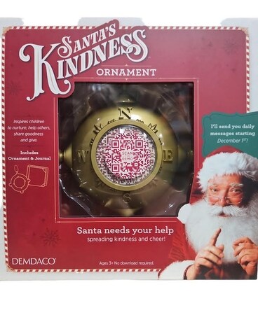 Santa's Kindness Ornament Custom product