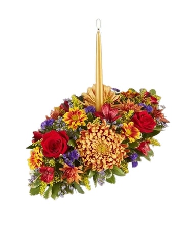 Brilliant Autumn™ Centerpiece Flower Arrangement