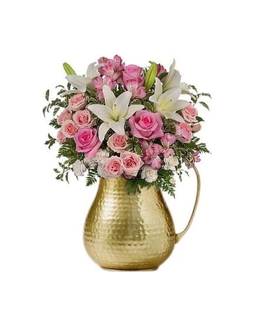 Pastel Pitcher Flower Arrangement