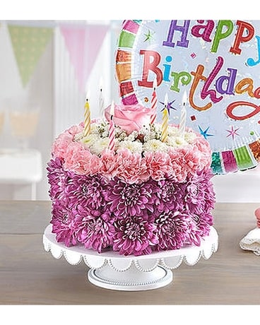 birthday wishes flower cake in bradenton fl oneco florist