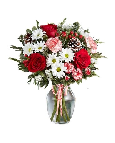 Peppermint Joy Bouquet Flower Arrangement