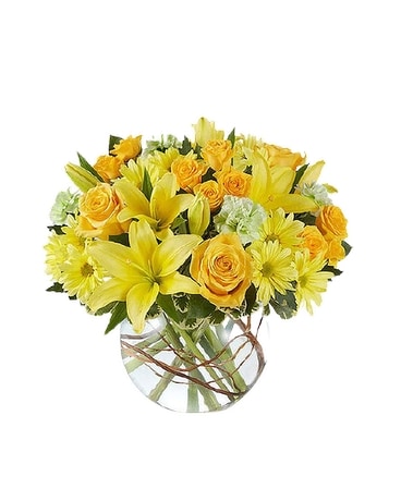 Smiling Surprise Bouquet Flower Arrangement