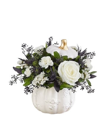 Spooky Pumpkin Bouquet Flower Arrangement