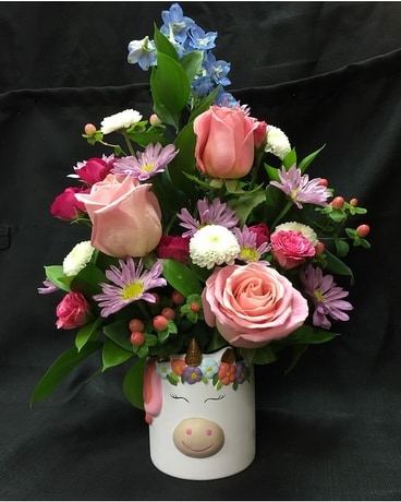 Playful Unicorn Flower Arrangement