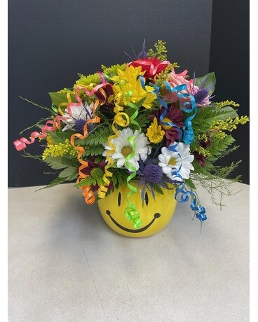 Smile It's your Birthday Flower Arrangement