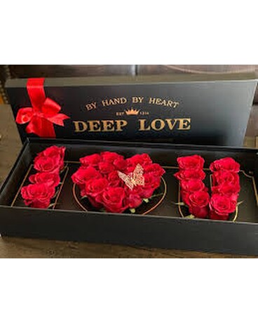 deep love flower box Flower Arrangement