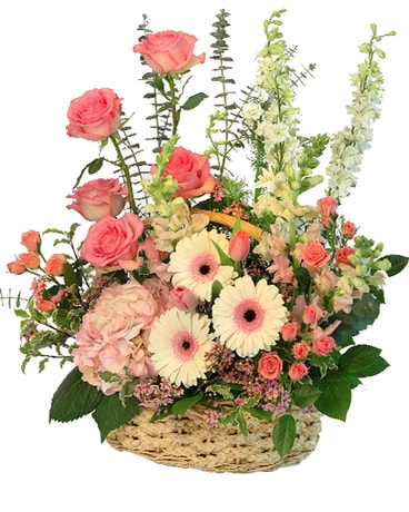 Blushing Sweetness Flower Arrangement