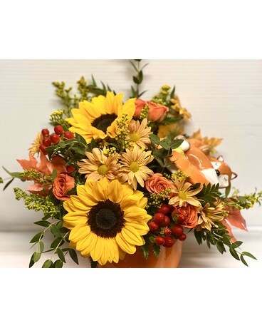 Sleepy Hollow Pumpkin Bouquet Flower Arrangement