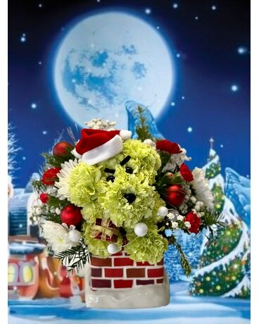 Merry Grinchmas Flower Arrangement