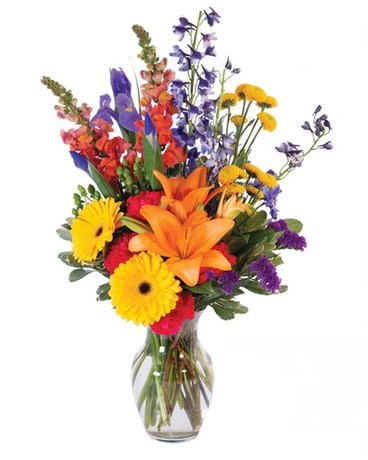 Vibrant Meadows Flower Arrangement