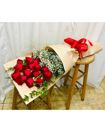 2 Dz. Red Roses Bouquet Flower Arrangement