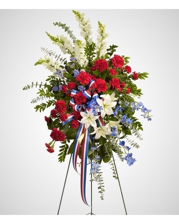 Sacred Duty Spray Flower Arrangement