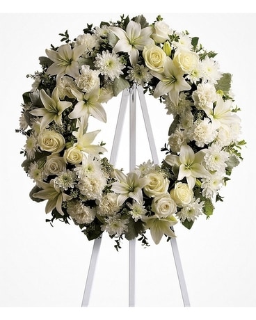SERENITY WREATH Flower Arrangement