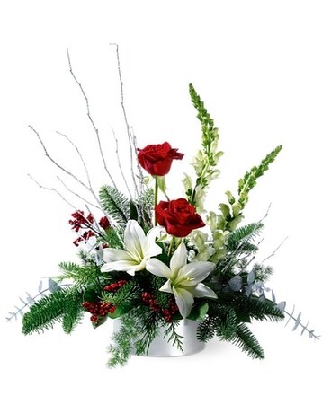 Winter Frost Flower Arrangement