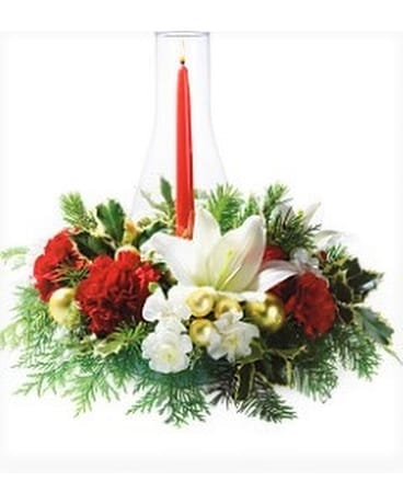 Luminous Holidays Flower Arrangement
