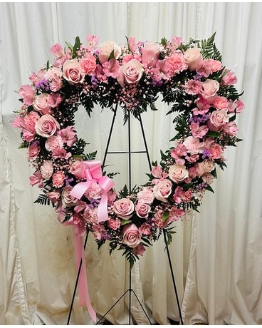 Tribute Heart Flower Arrangement