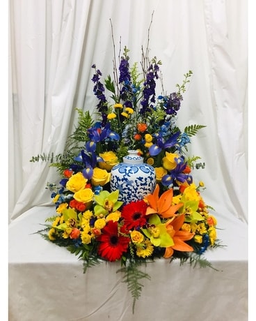 Urn Arrangement Flower Arrangement