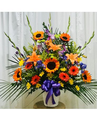 Sympathy For Man Flower Arrangement