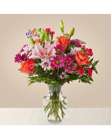 Birthday Celebration Flower Arrangement