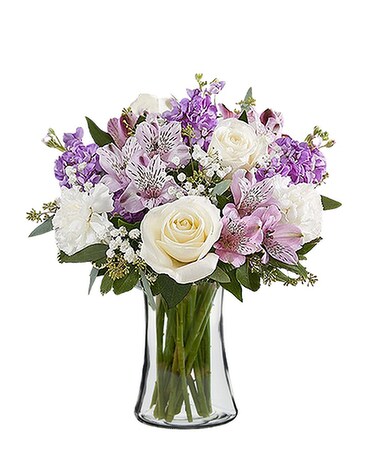 Lavender Sentiments Flower Arrangement