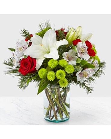 Holiday Spirit Flower Arrangement