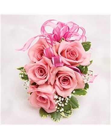 Pink Garden Rose Corsage Corsage