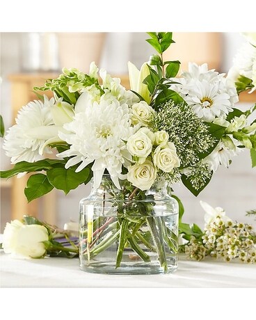 Classic Ivory Flower Arrangement