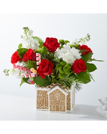 Gingerbread Dreams Flower Arrangement