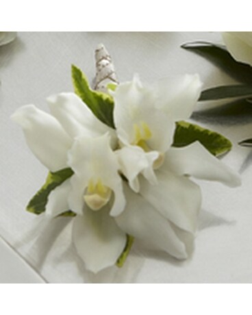 Mini Cymbid Corsage Flower Arrangement