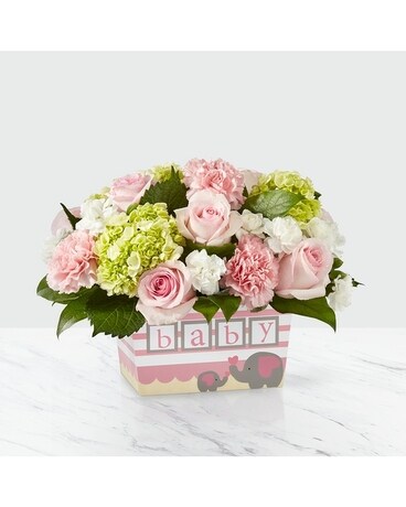 Darling Baby Girl Flower Arrangement