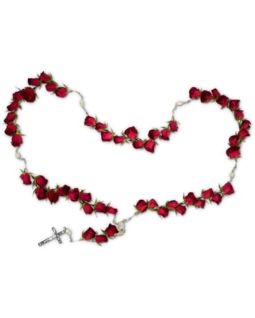 Rosary Flower Arrangement