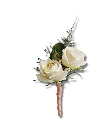 Rose Simplicity Boutonniere Flower Arrangement