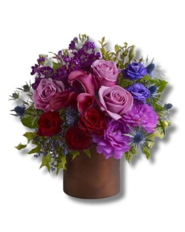 Plum Gorgeous Flower Arrangement